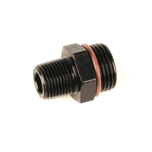 Fragola #10 ORB x 3/8 MPT Adapter Fitting Black 494001-BL