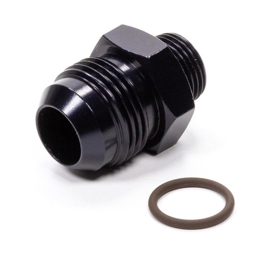 Fragola #12 x 3/4-16 (#8) Radius O-Ring Fitting Black 495122-BL