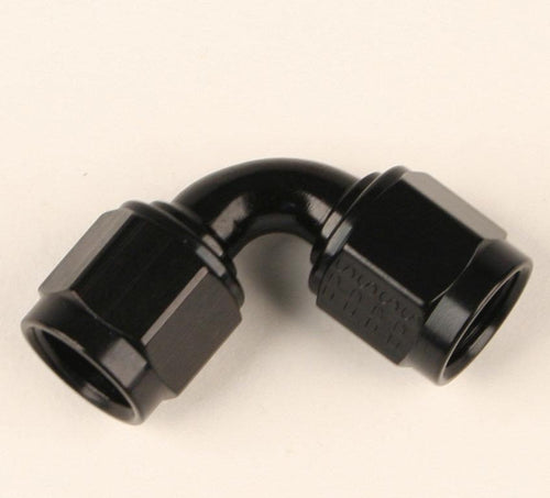 Fragola #12 Female 90-Degree Coupler Fitting Black 496320-BL