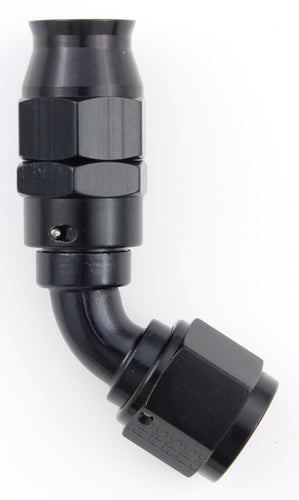 Fragola Hose Fitting #6 60-Degree PTFE Black 686006-BL