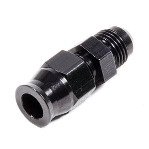 Fragola 6AN Male to 3/8" Tube Adapter Fitting Black 892006-BL