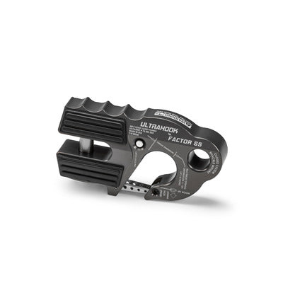 Factor 55 Ultrahook Winch Hook W/Shackle Mount Gray