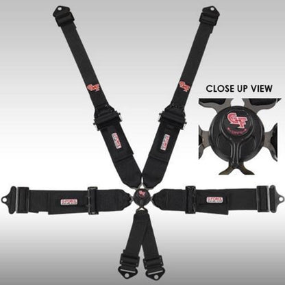 G-Force 6-Point Camlock Harness HNR 7601BK - SFI 16.5