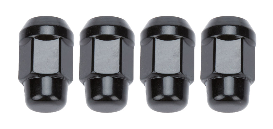 Gorilla Lug Nuts Acorn Bulge 1/2 Black (4pk) 41187BCB