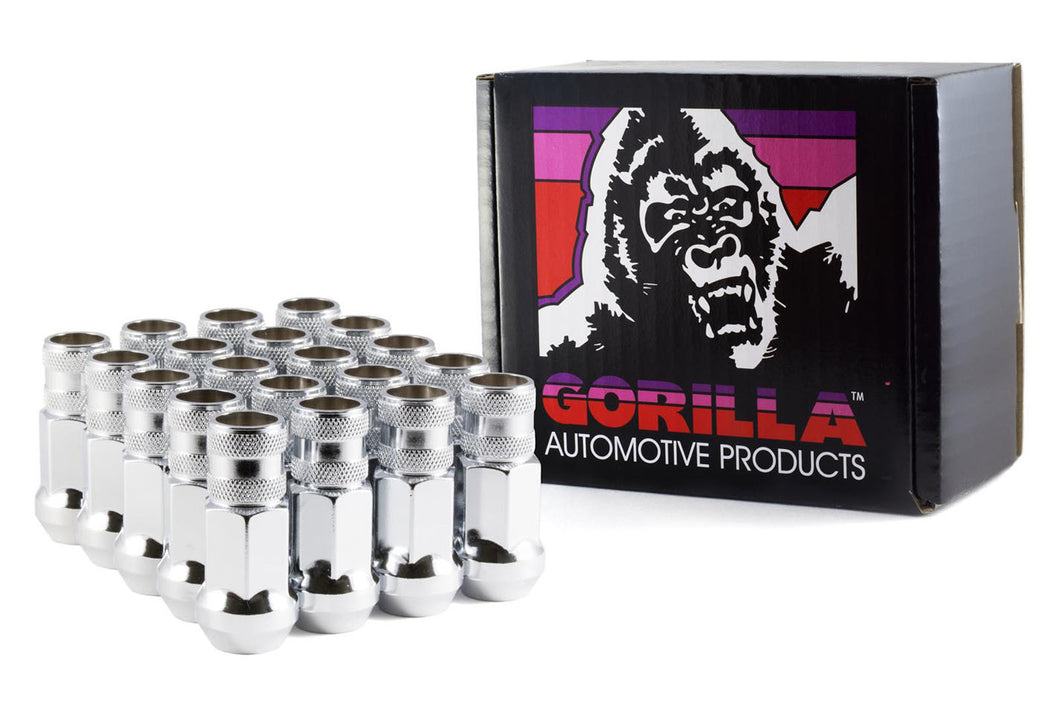 Gorilla Lug Nuts 12mm x 1.50 Chrome Open End (20pk) 45038-20