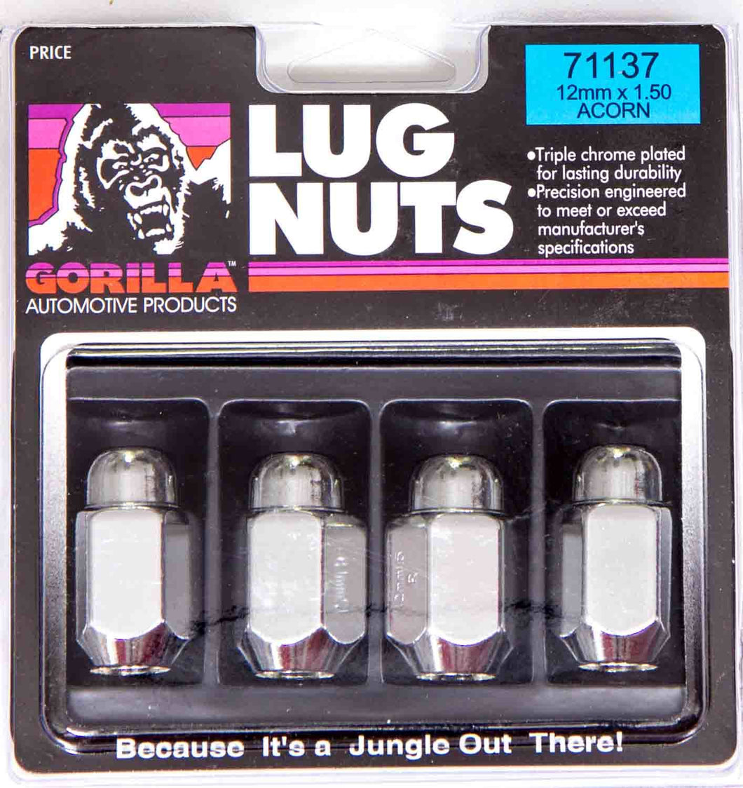 Gorilla Lug Nuts 7/16 Acorn 13/16 Hex (100pk) 71178