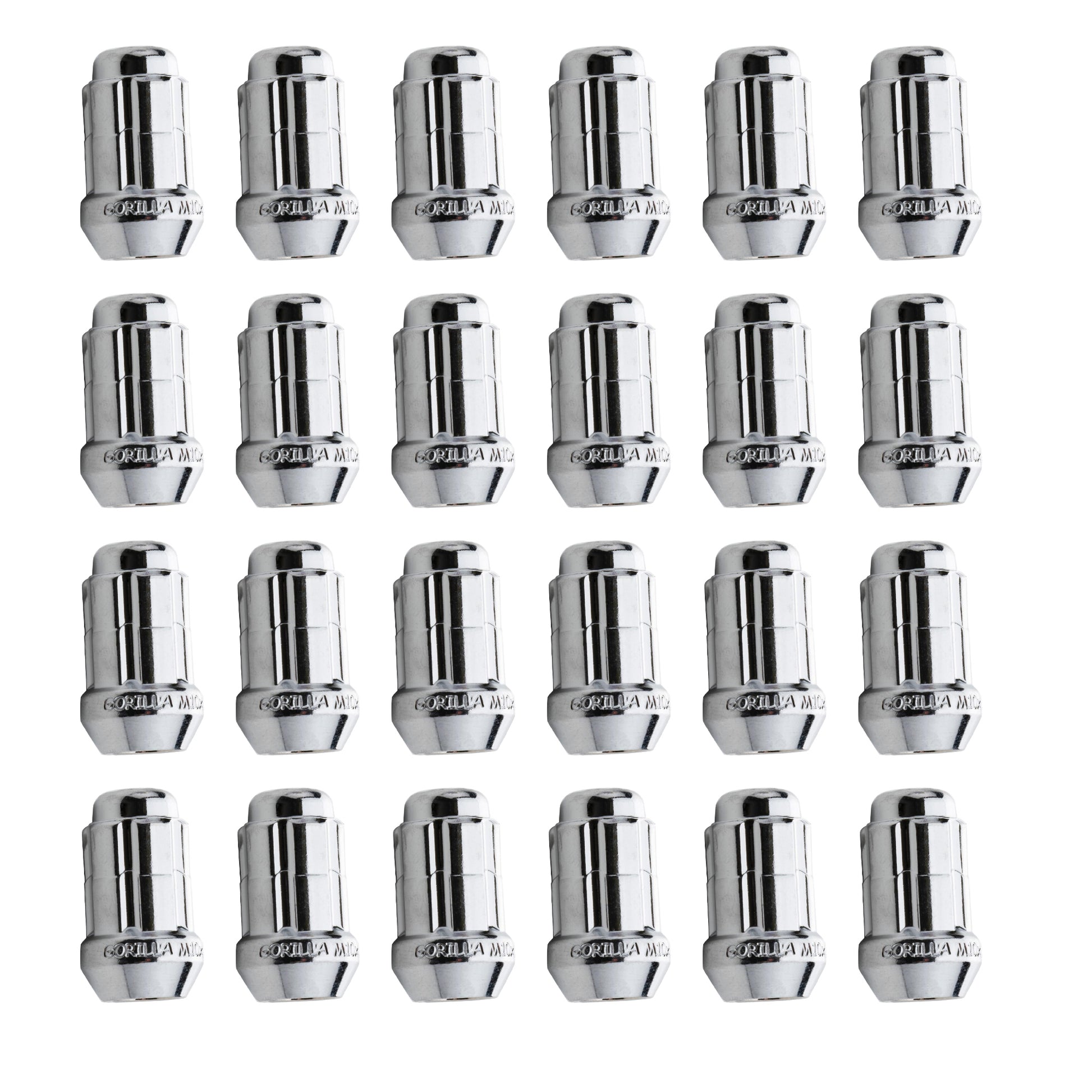 Gorilla 1/2" 6 Lug Kit Chrome (24pk) K6CS-0012GR