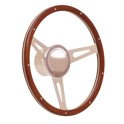 GT Performance Steering Wheel GT9 Retro Cobra Wood