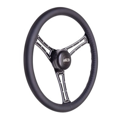 GT Performance Steering Wheel GT3 Autocross Leather Black