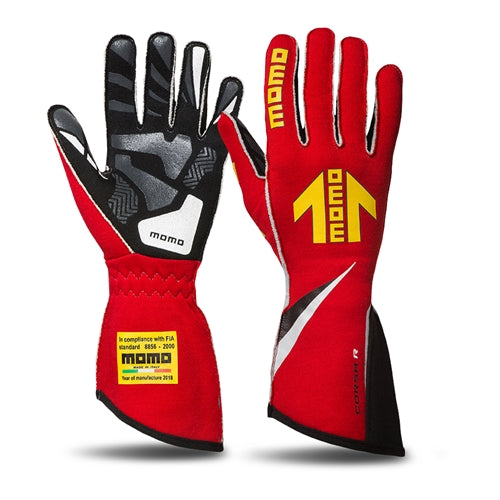 Momo Corsa R Driving Gloves - Red
