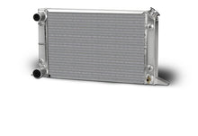 AFCO Racing Aluminum Radiator Sirocco Left Hand Double Pass 1-1/2 Inlet 1-3/4 Outlet 80105N