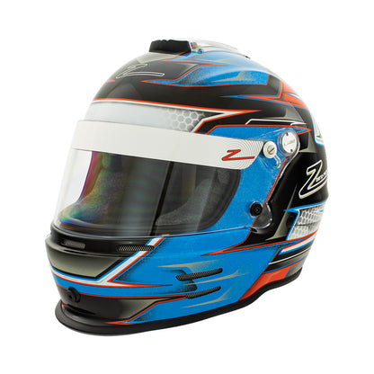 Zamp RZ-42Y Youth Racing Helmet (Blue Graphic)