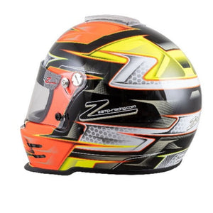 Zamp RZ42Y Youth Racing Helmet - Orange-Yellow