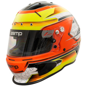 Zamp RZ-70E Switch Helmet - Orange/Yellow Graphic