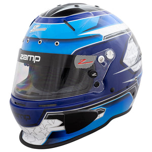 Zamp RZ-70E Switch Helmet - Blue/Light Blue Graphic