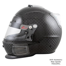 Zamp RZ-64C Carbon Helmet with optional rear spoiler