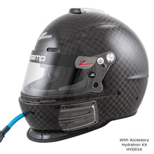 Zamp RZ-64C Carbon Helmet (shown with accessory hydration kit