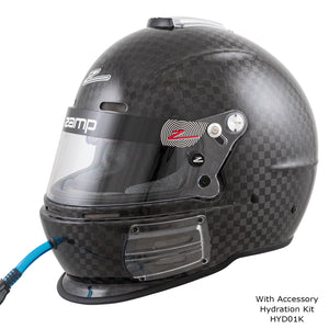 Zamp RZ-64C Carbon Helmet (shown with accessory hydration kit