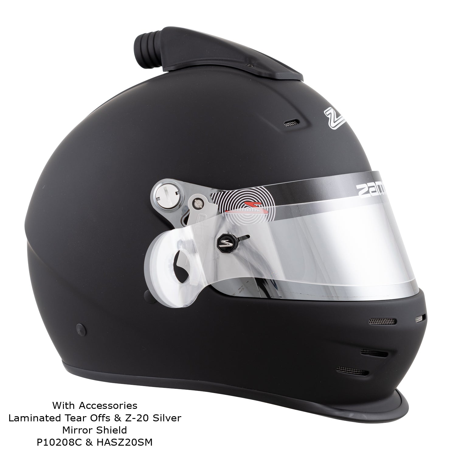 Zamp RZ-36 Air Helmet (shown with tearoffs)