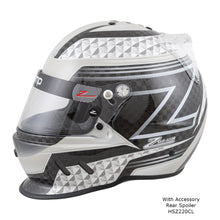 Zamp RZ-65D Dirt Carbon Helmet with Accessory Rear Spoiler