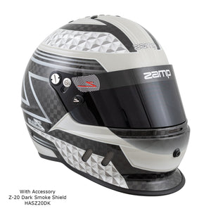 Zamp RZ-65D Dirt Carbon Helmet with Z-20 Dark Smoke Shield