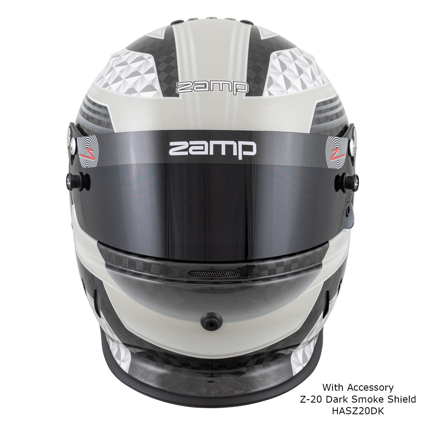 Zamp RZ-65D Dirt Carbon Helmet H775C15DK with Z-20 Dark Smoke Shield