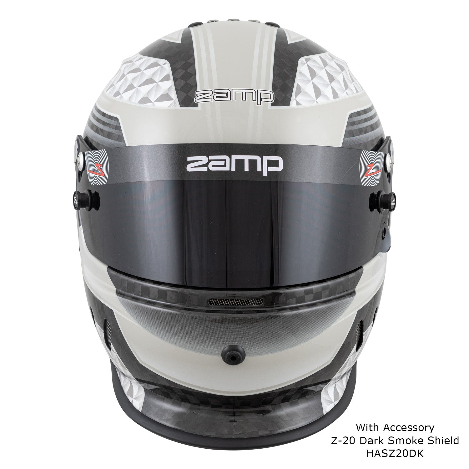 Zamp RZ-65D Dirt Carbon Helmet H775C15DK with Z-20 Dark Smoke Shield