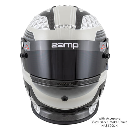 Zamp RZ-65D Dirt Carbon Helmet H775C15DK with Z-20 Dark Smoke Shield