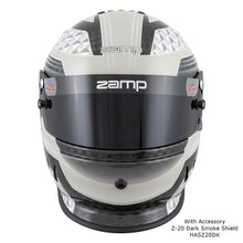 Zamp RZ-65D Dirt Carbon Helmet H775C15DK with Z-20 Dark Smoke Shield