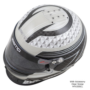 Zamp RZ-65D Dirt Carbon Helmet with Clear Scoop