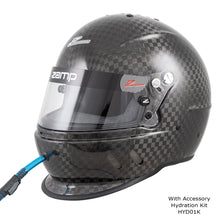 Zamp RZ-65D Dirt Carbon Helmet (Solid) - with Hydration Kit