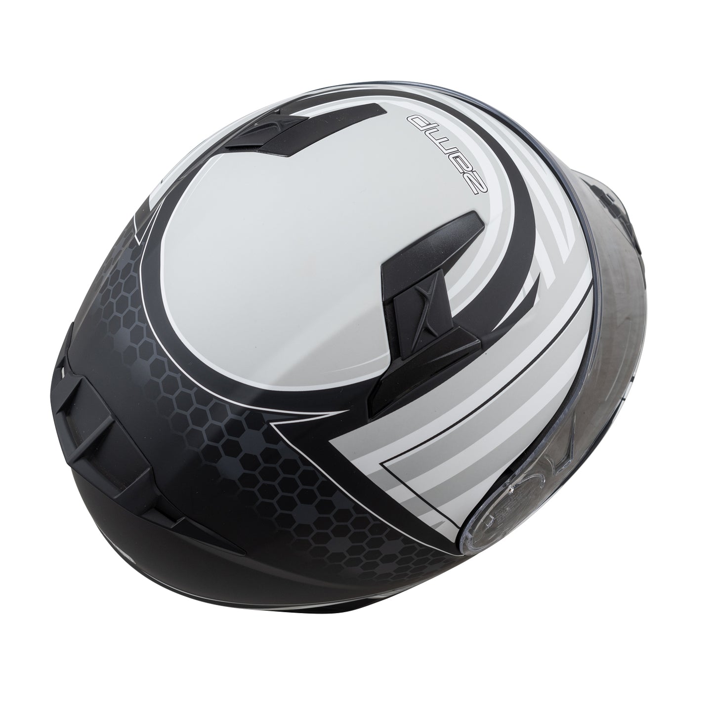 Zamp FL-4 Motorcycle Helmet (Graphic) - Top