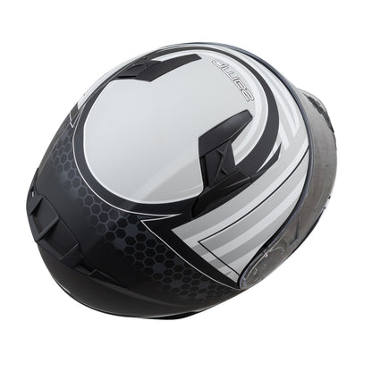 Zamp FL-4 Motorcycle Helmet (Graphic) - Top
