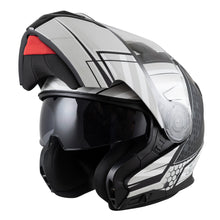 Zamp FL-4 Motorcycle Helmet (Gray Graphic) - ECE22.05 / DOT