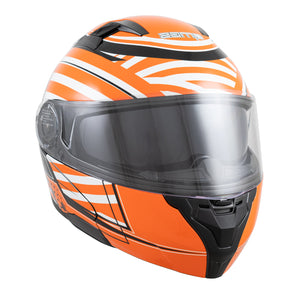 Zamp FL-4 Motorcycle Helmet (Graphic) - Front