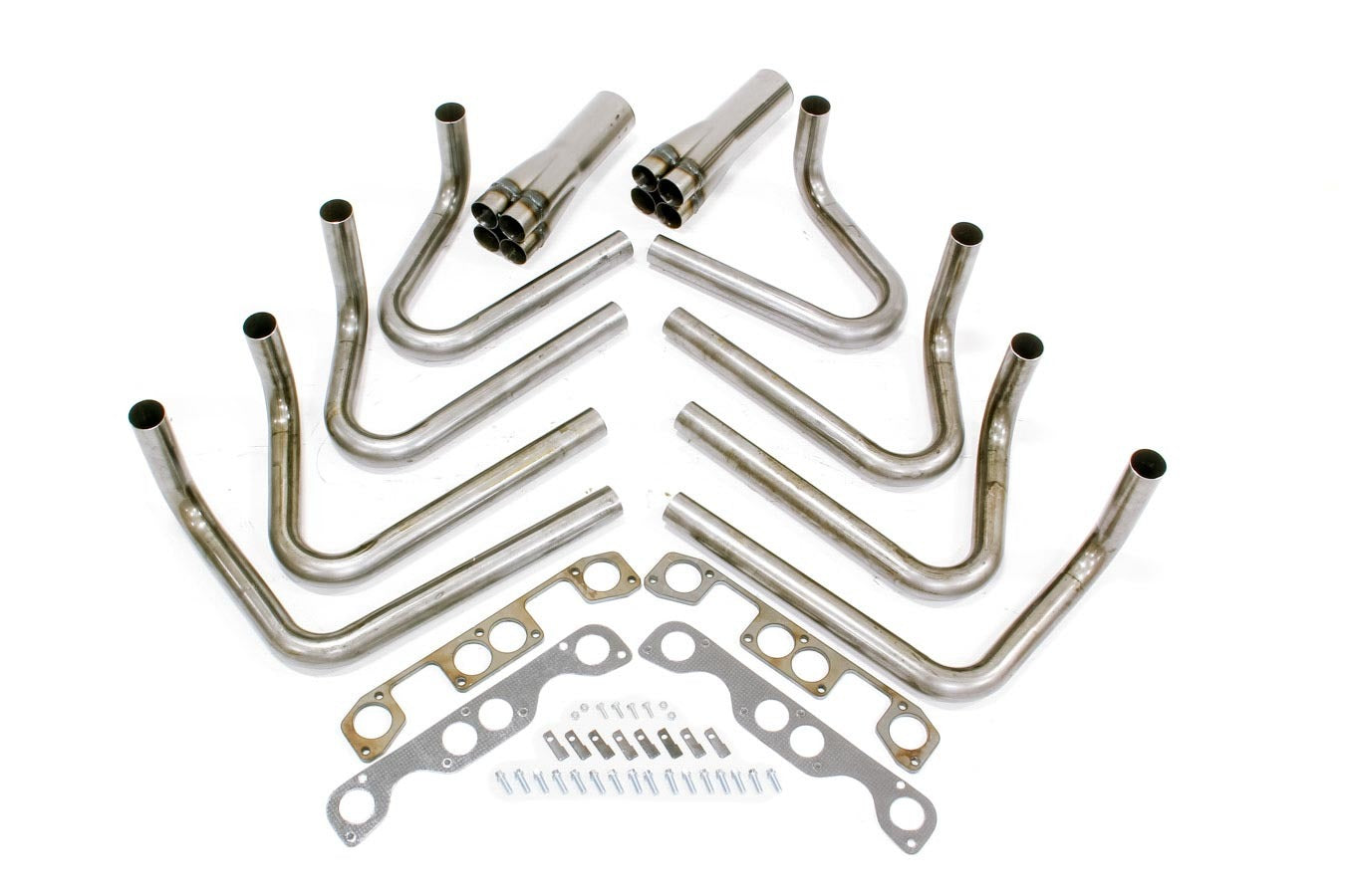 Hedman SBC Weld-Up Header Kit 2" Brodix Spread Port 65645
