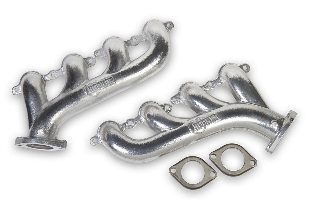 Hooker Exhaust Manifold GM LS Cast Iron Silver 8501-1HKR