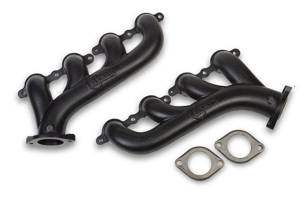 Hooker Exhaust Manifold GM LS Cast Iron Black 8501-3HKR