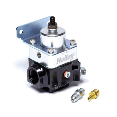 Holley Fuel Pressure Regulator Double Adjustable 2-Port