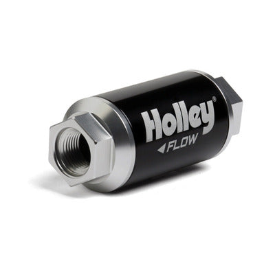 Holley Billet HP Fuel Filter - 3/8NPT 10-Micron 100GPH