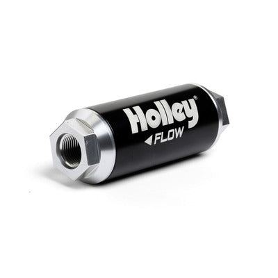 Holley Billet 4500 Fuel Filter -12an 40-Micron 260GPH