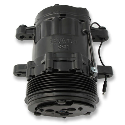 Holley AC Compressor Sanden SD7 R-134A Black