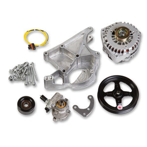 Holley Alternator Kit & P/S Pump Kit GM LS Engines