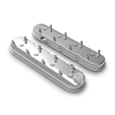 Holley GM LS Tall Valve Cover Set - Polished