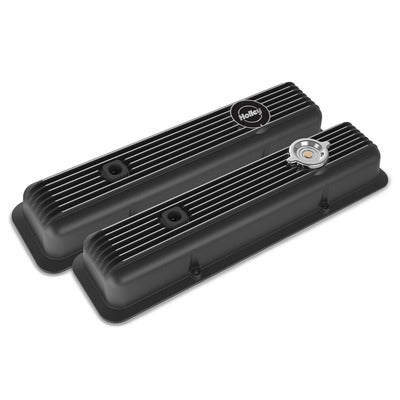 Holley SBC Muscle Series Valve Covers  (pair)