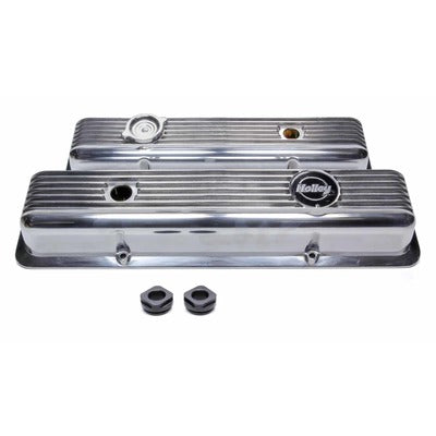 Holley SBC Muscle Series Valve Covers  (pair)