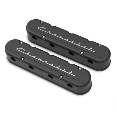 Holley Valve Cover Set GM LS 2-Piece Design