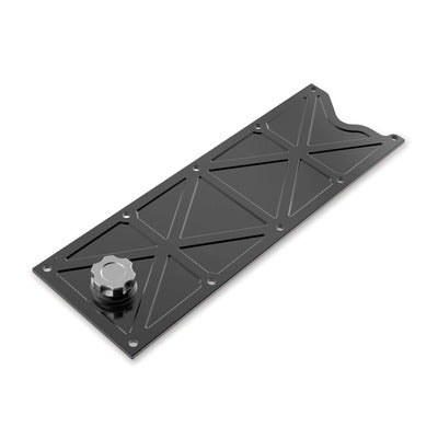 Holley LS Valley Cover w/Oil Fill - Black