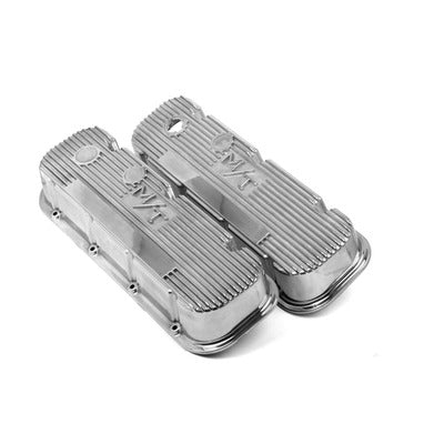 Holley Big Block Chevy M/T Valve Cover Set - Polished