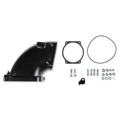 Holley Billet Elbow Kit GM LS to 4500 - Black